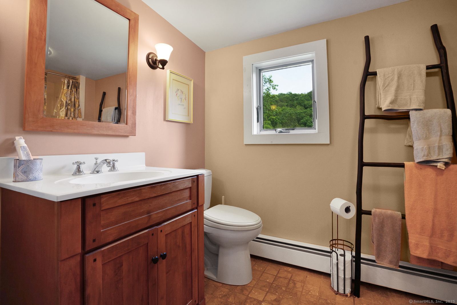 2 Valley Road Washington, CT 06777 - Photo 29 of 32 a bathroom with a sink toilet and a mirror