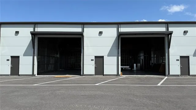 a view of a building entrance