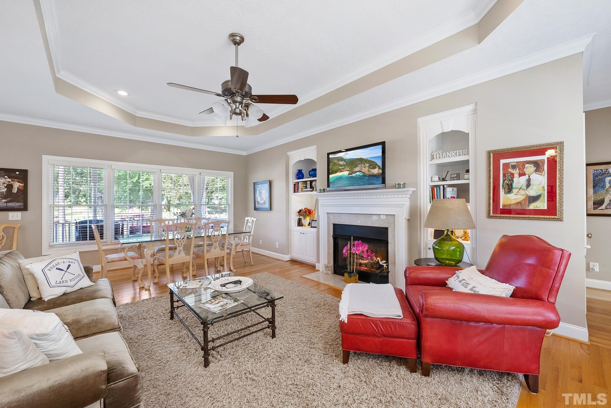 339 Velvet Road Semora, NC 27343 - Photo 5 of 68 a living room with furniture fireplace and a large window