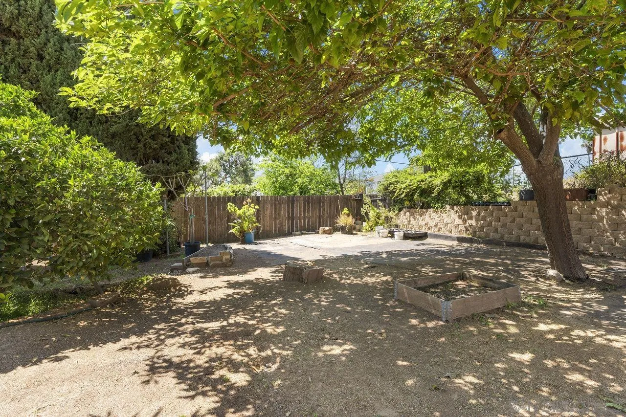 1822 Wight Way El Cajon, CA 92021 - Photo 37 of 45 a view of a yard with plants and trees