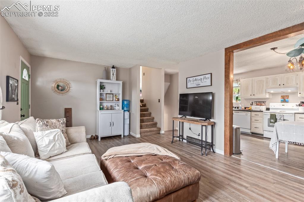 732 South Chestnut Street Elizabeth, CO 80107 - Photo 13 of 26 a living room with furniture and a flat screen tv