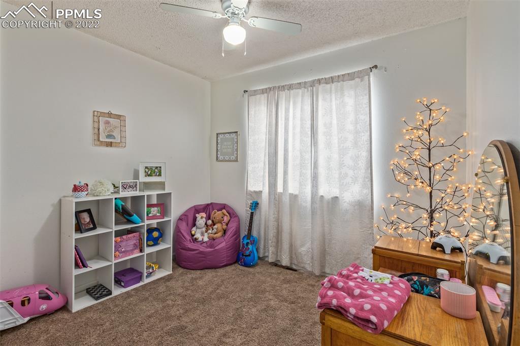 732 South Chestnut Street Elizabeth, CO 80107 - Photo 23 of 26 a bedroom with furniture and a book shelf