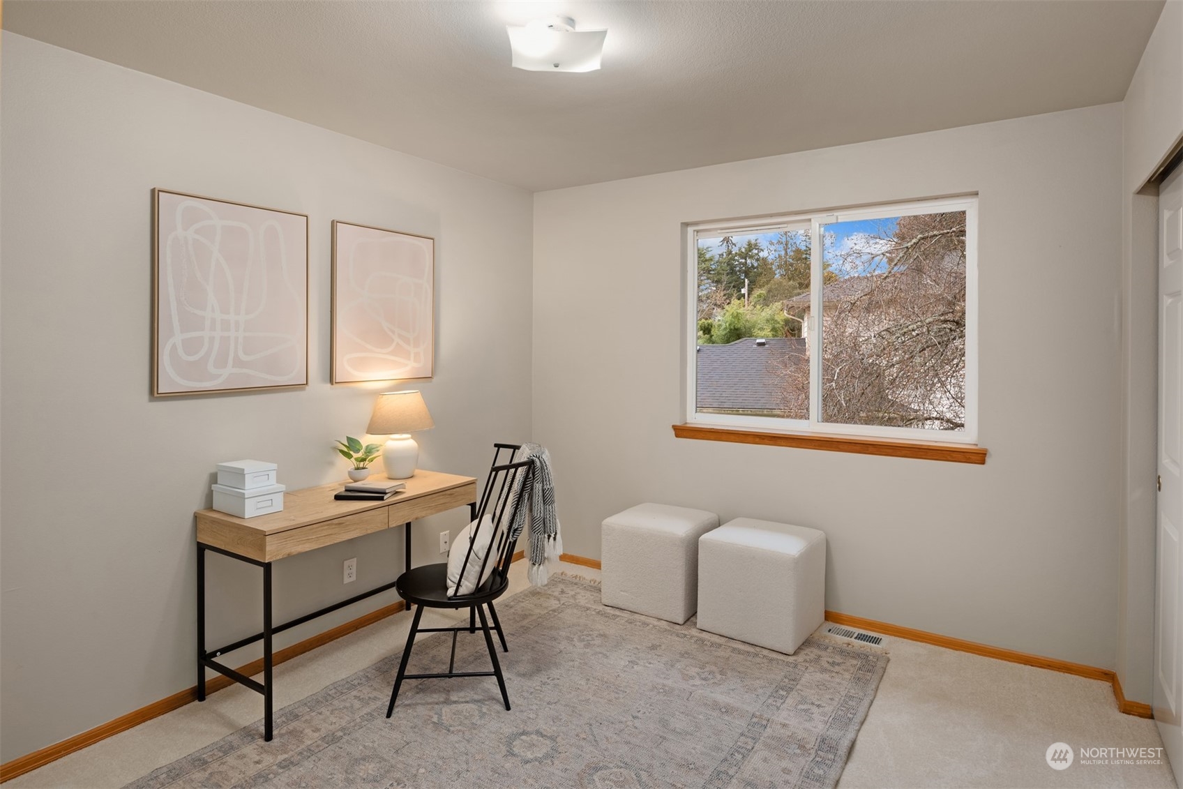 8722 Bowdoin Way Edmonds, WA 98026 - Photo 23 of 40 a work room with furniture and a window