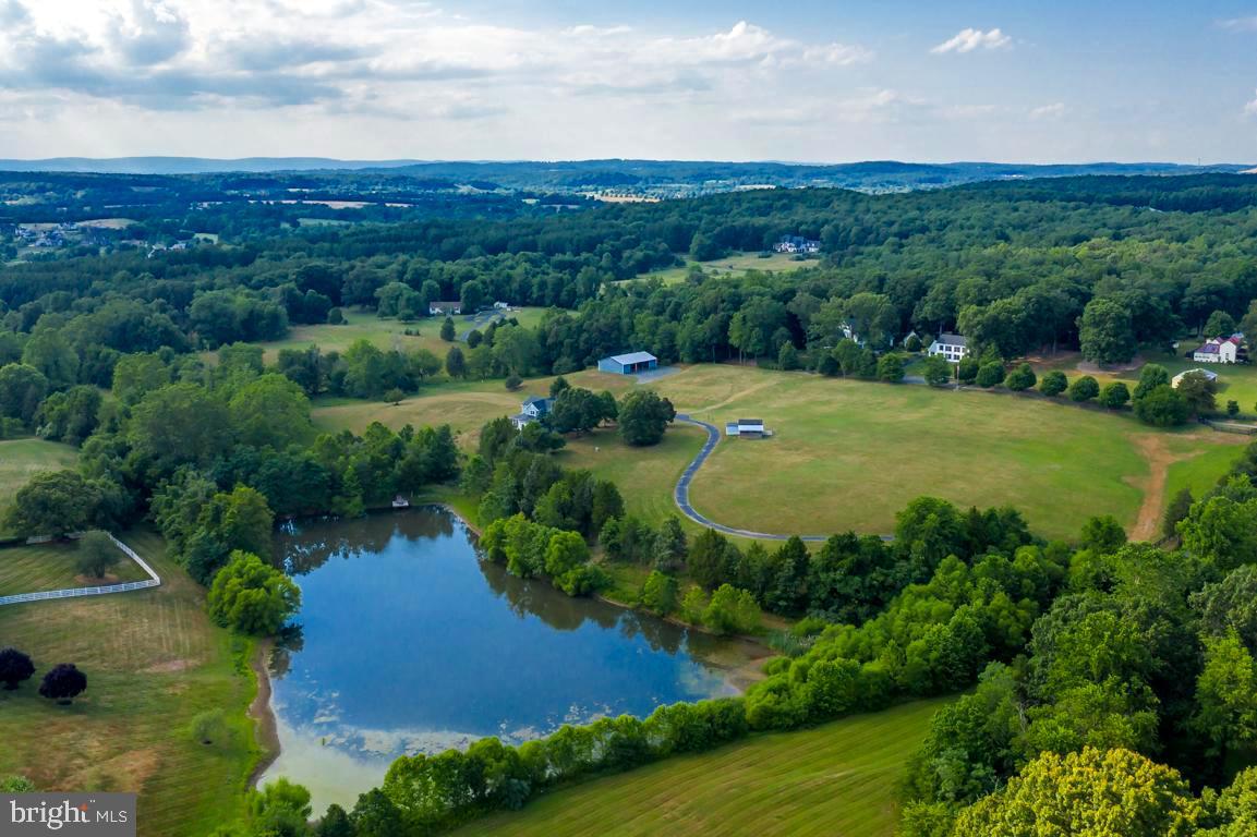 22669 Watson Road Leesburg, VA 20175 - Photo 39 of 46 Aerial View -Pond on Property