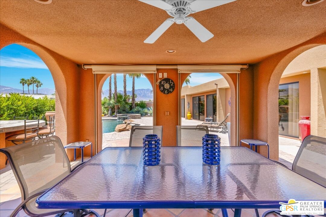71121 Sunny Lane Rancho Mirage, CA 92270 - Photo 53 of 75 a view of living room kitchen with furniture and wooden floor