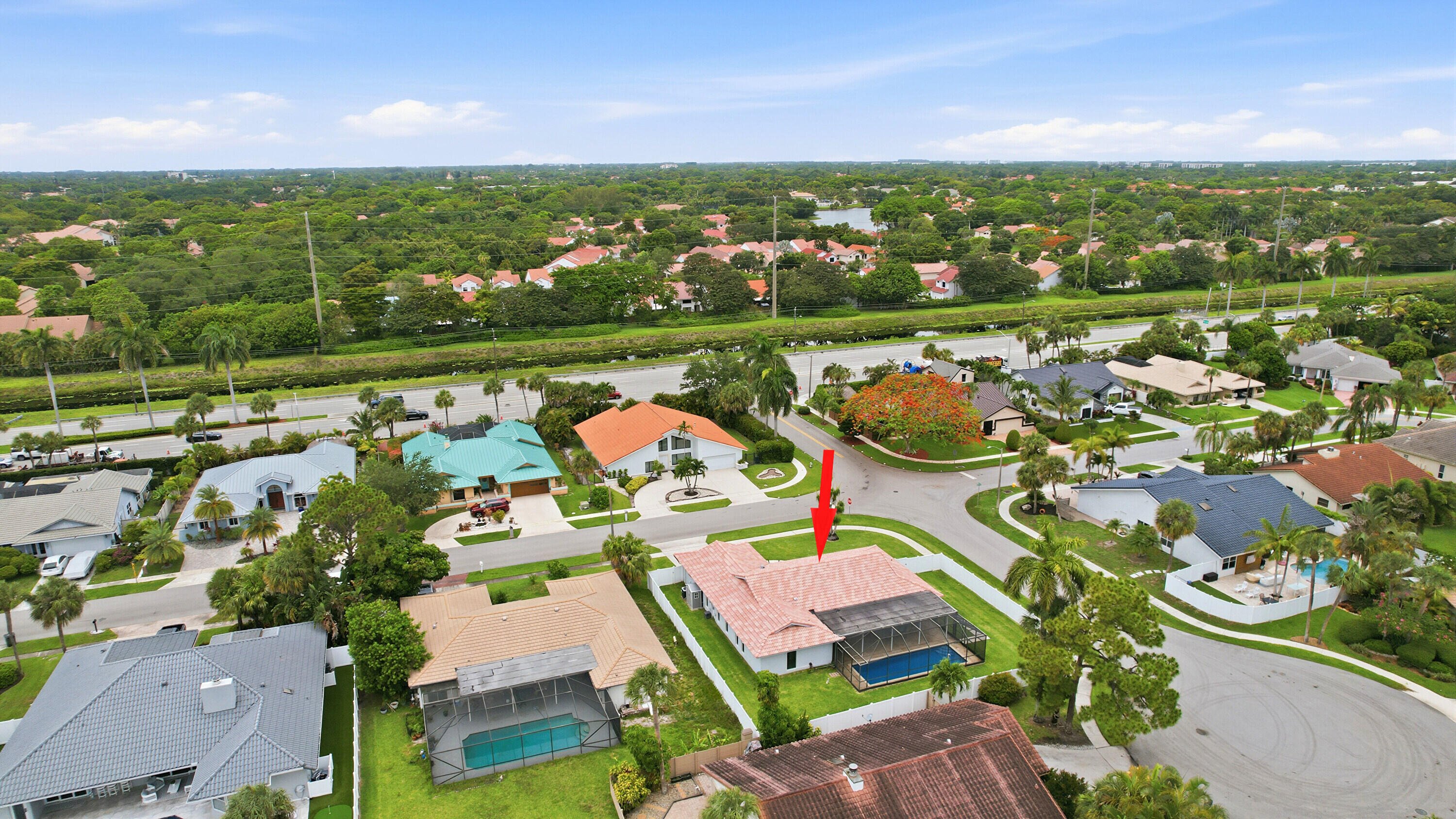 398 Northwest 22nd Avenue Boca Raton, FL 33486 - Photo 49 of 64 Aerial Neighborhood View