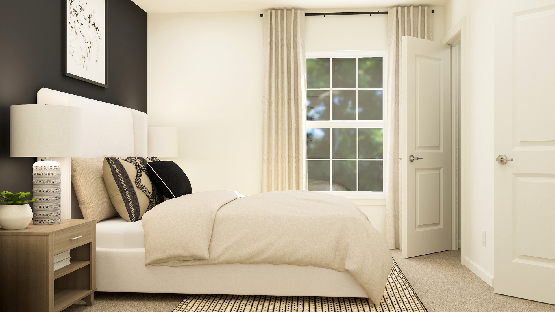 1545 Rolling Pass Beecher, IL 60401 - Photo 19 of 24 a bedroom with a bed and a window