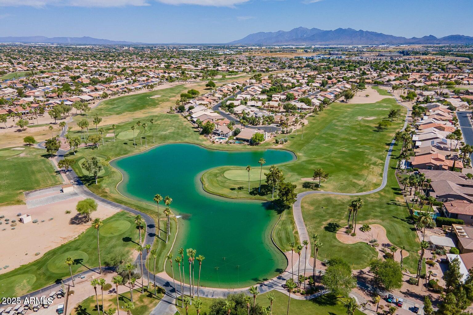 15415 West Merrell Street Goodyear, AZ 85395 - Photo 26 of 33 an aerial view of a residential houses and outdoor space