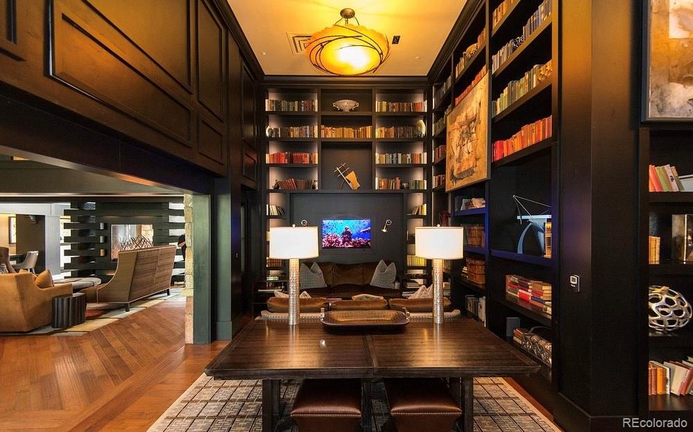 16 Vail Road, Unit 401 Vail, CO 81657 - Photo 12 of 35 a view of a dining room with furniture