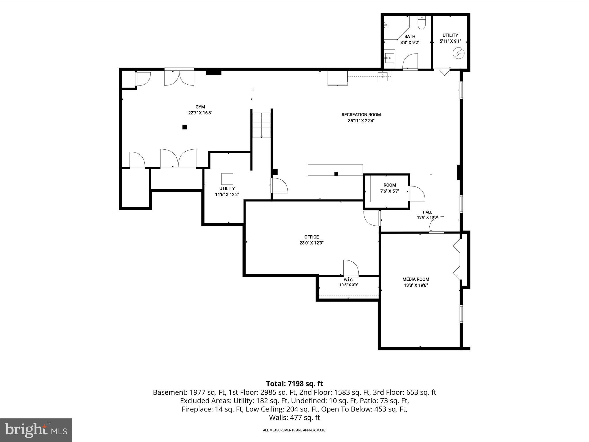3003 Sheffield Court Fallston, MD 21047 - Photo 134 of 141 Lover Level Floor Plan