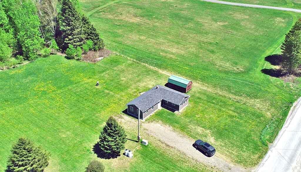 160 Snow Road Bridgewater, ME 04735 - Photo 4 of 58 l-shaped-ranch-aerial