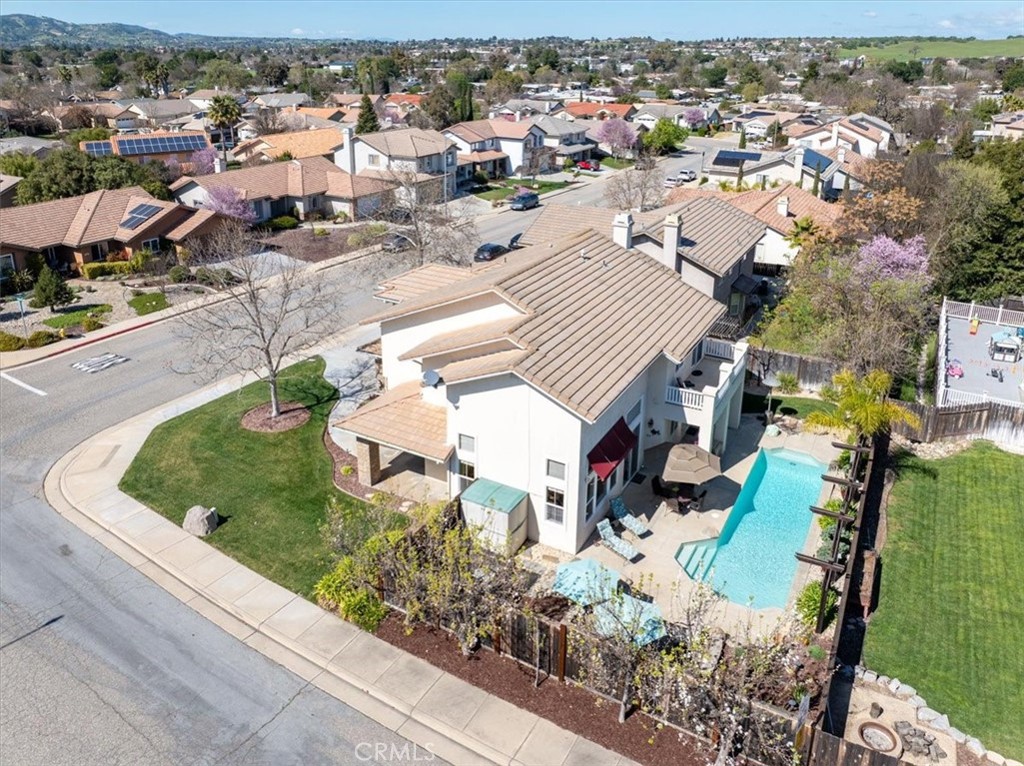 1945 Fieldstone Circle Paso Robles, CA 93446 - Photo 42 of 48 an aerial view of a house with a yard