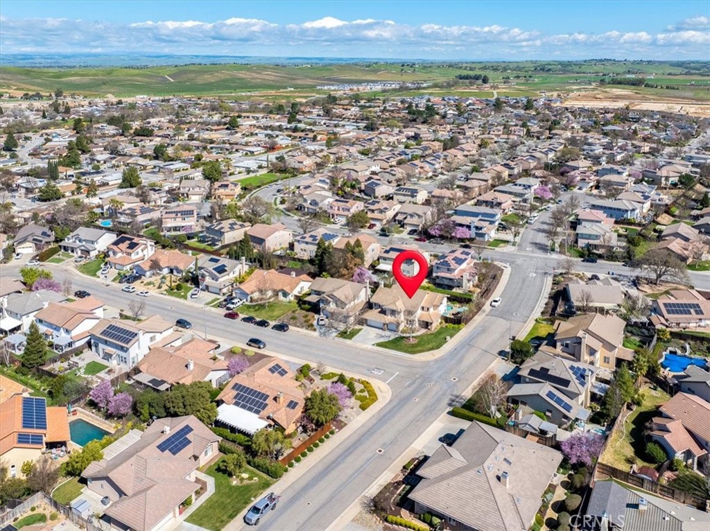 1945 Fieldstone Circle Paso Robles, CA 93446 - Photo 48 of 48 an aerial view of a city and mountain