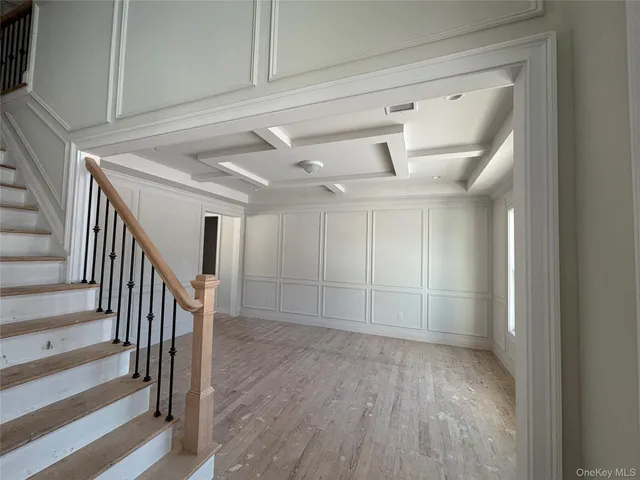 wooden floor in an empty room