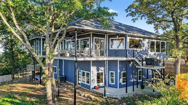 a front view of a house with a porch