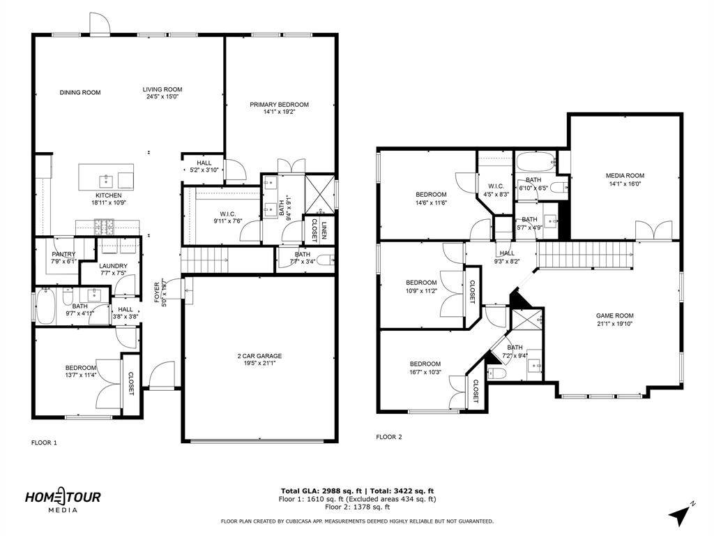 2010 Sandpiper Way Princeton, TX 75407 - Photo 3 of 40 a picture of a floor plan