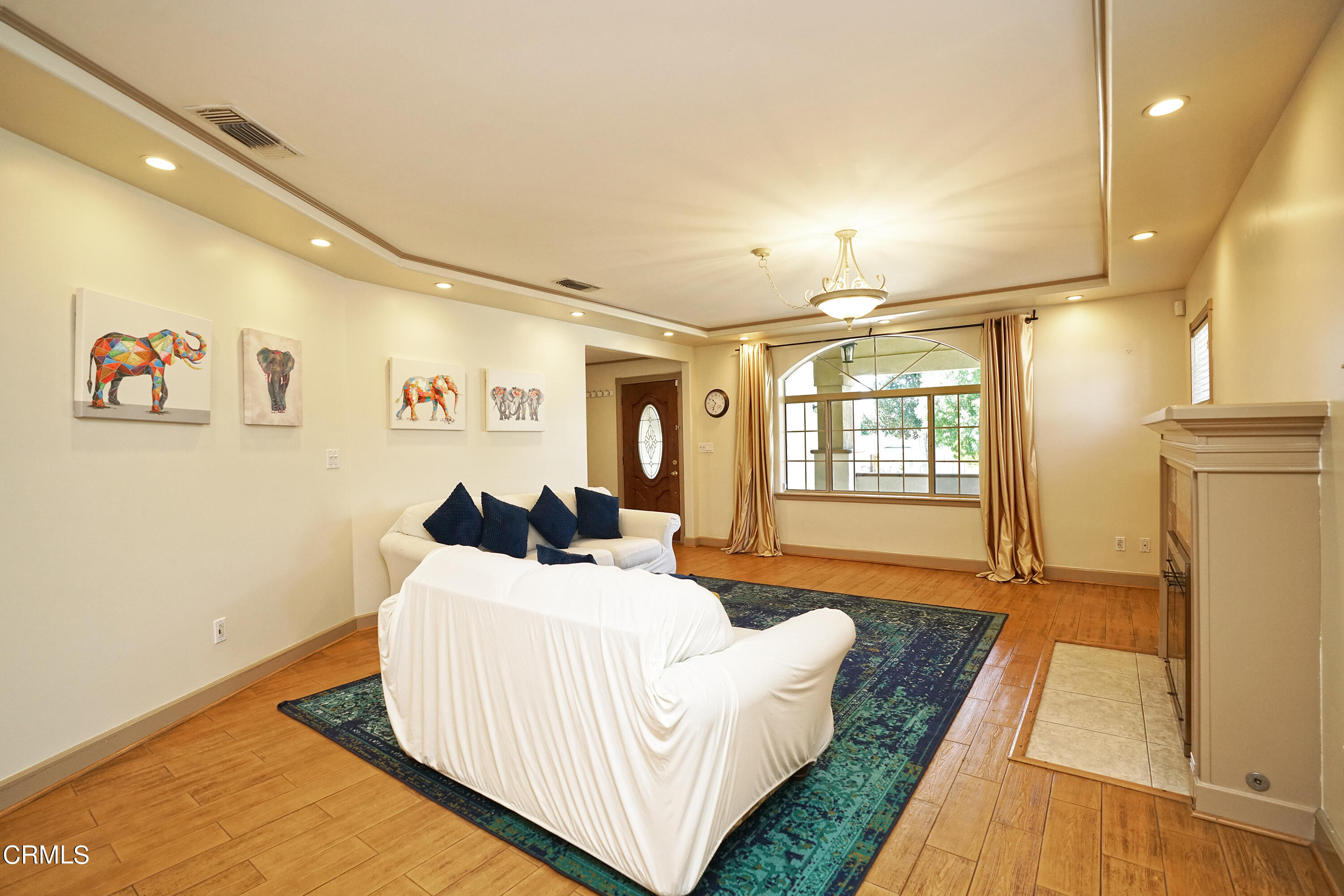 1739 Brigden Road Pasadena, CA 91104 - Photo 7 of 33 a living room with furniture and a fireplace