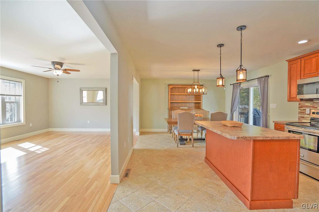 259 Owl Creek Road Tamaqua, PA 18252 - Photo 10 of 50 a view of kitchen and living room