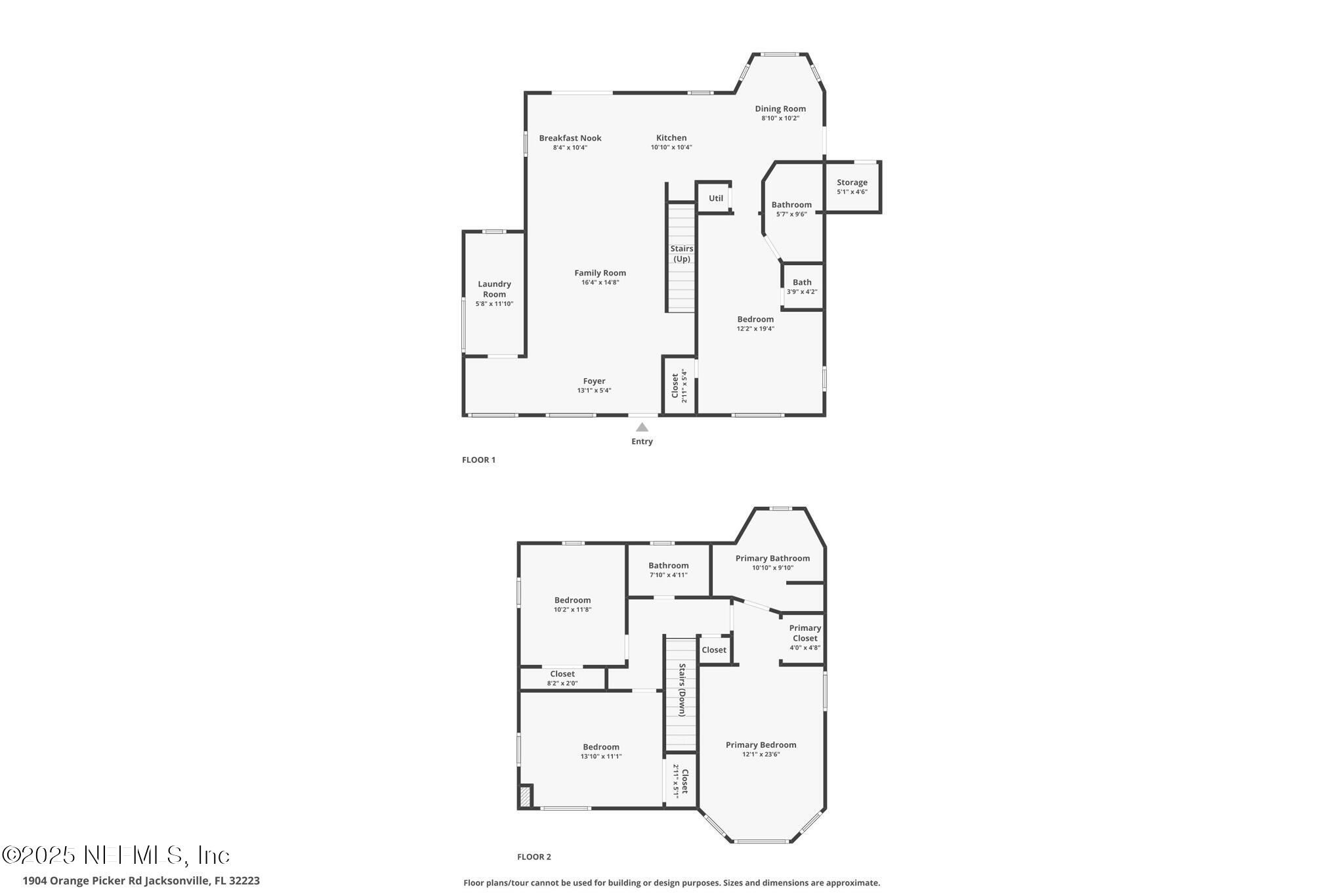 1904 Orange Picker Road Jacksonville, FL 32223 - Photo 61 of 61 Combined Floorplan