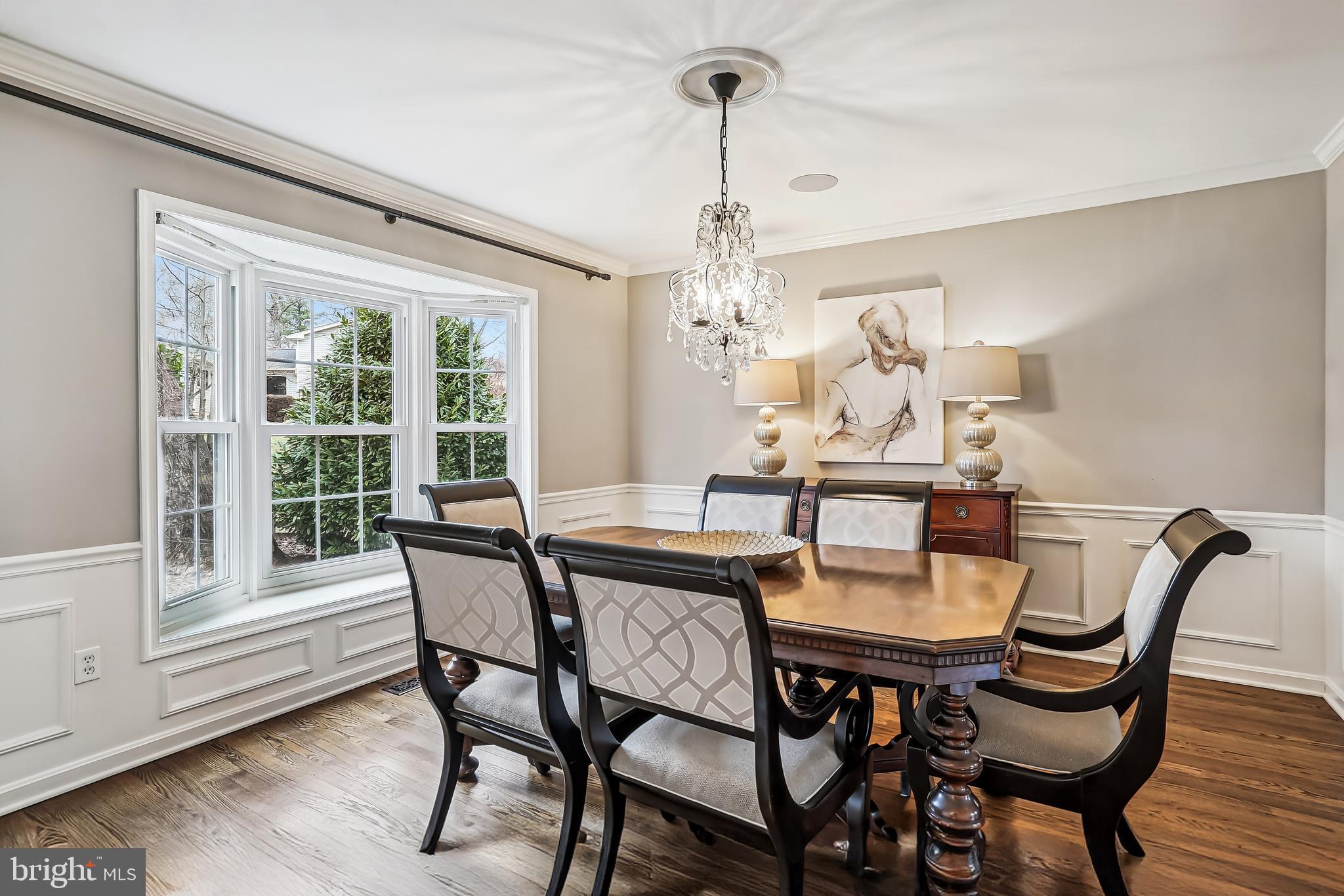 3416 Valewood Drive Oakton, VA 22124 - Photo 12 of 57 a view of a dining room with furniture window and wooden floor