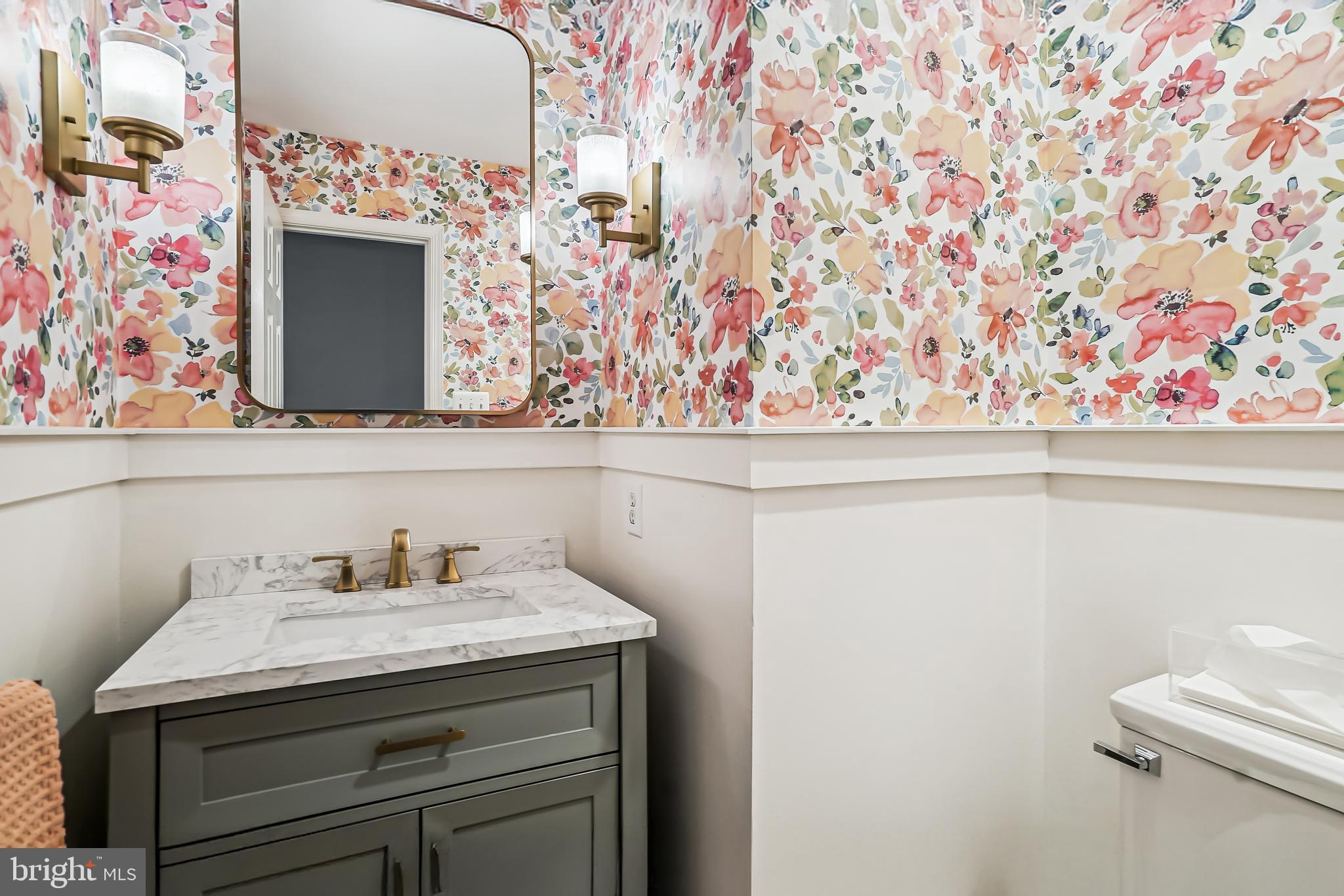 3416 Valewood Drive Oakton, VA 22124 - Photo 22 of 57 Stylishly updated powder room off entry hall.