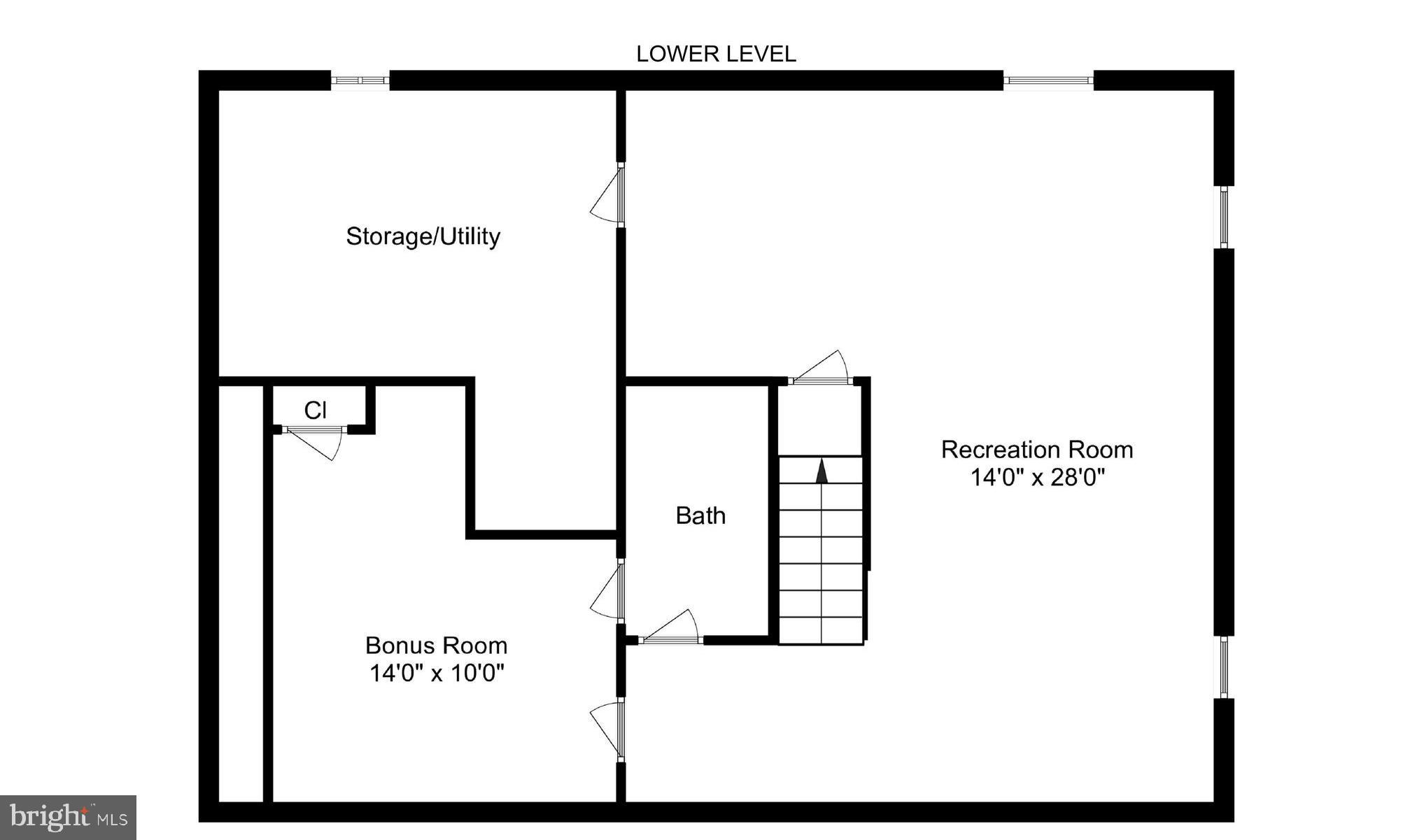 3416 Valewood Drive Oakton, VA 22124 - Photo 57 of 57 Lower level floor plan.