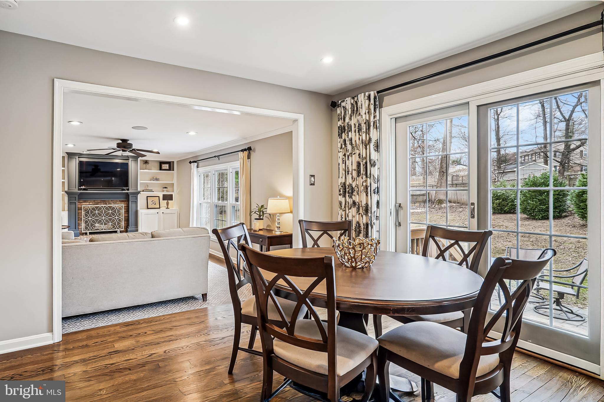 3416 Valewood Drive Oakton, VA 22124 - Photo 6 of 57 a view of a dining room with furniture window and wooden floor