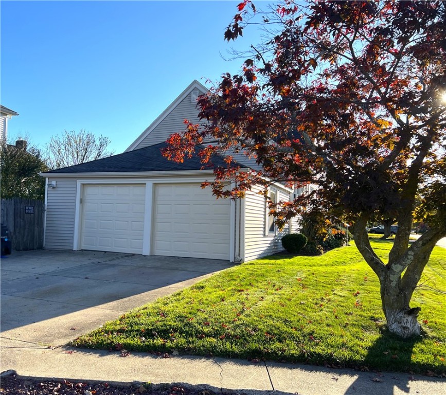 65 Stevens Road Cranston, RI 02910 - Photo 8 of 30 The 2+ car garage has a push pad entry and brand new garage doors. Exterior parking for 4 vehicles.