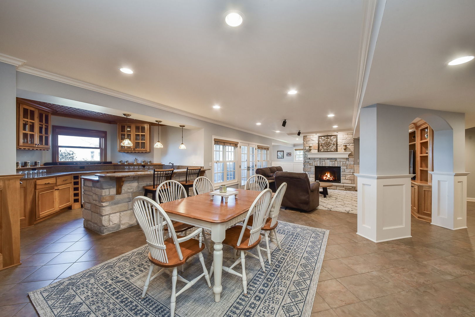 1737 Hunters Ridge Lane Sugar Grove, IL 60554 - Photo 29 of 50 a dining room with furniture and wooden floor