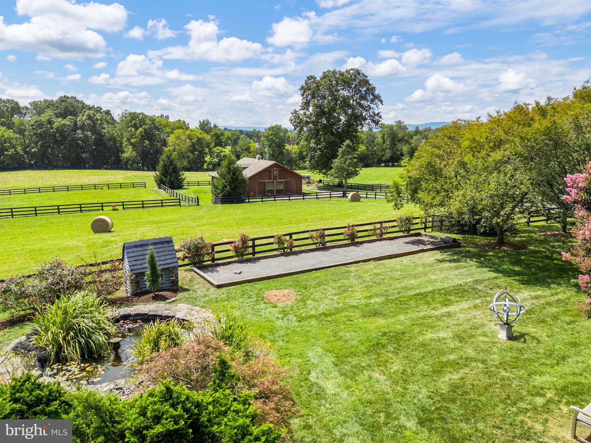 35771 Snake Hill Road Middleburg, VA 20117 - Photo 34 of 74 Goldfish pond and a bocce ball court