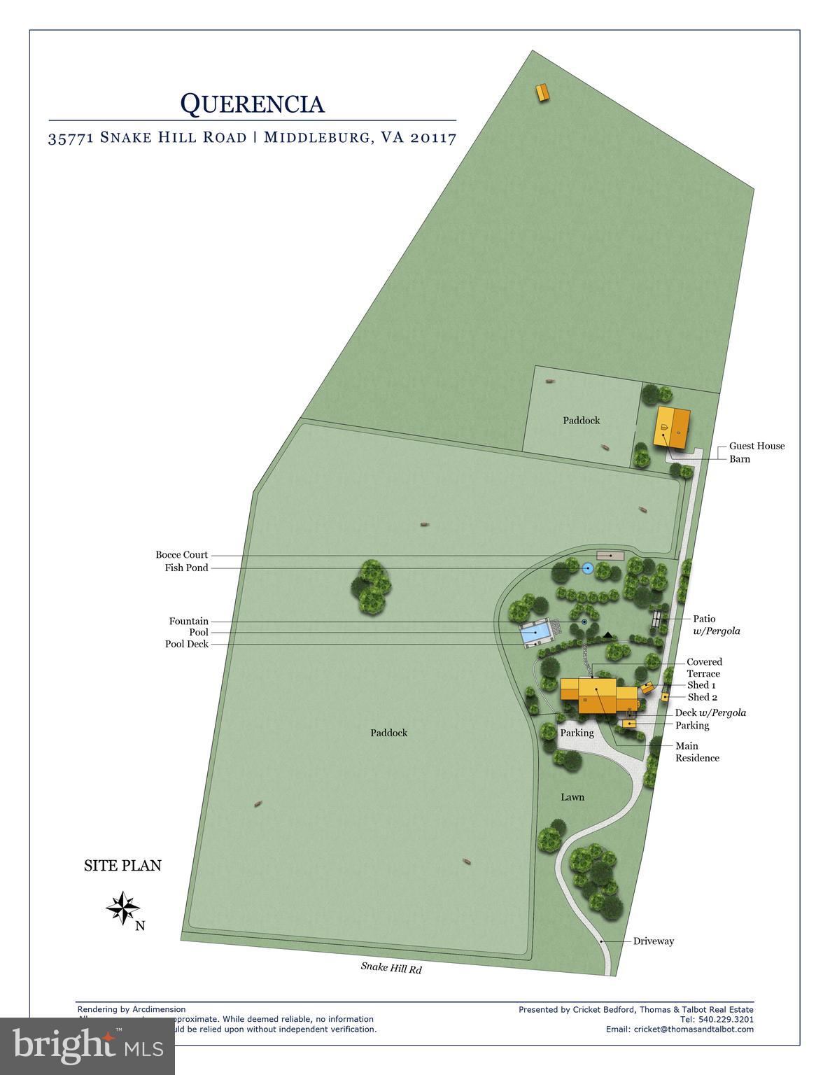 35771 Snake Hill Road Middleburg, VA 20117 - Photo 51 of 74 Site Plan