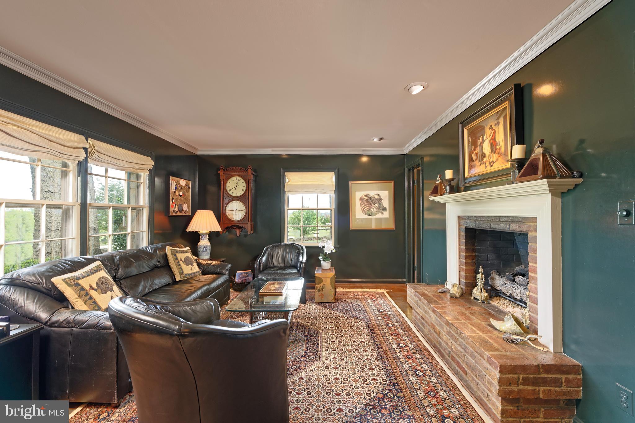 35771 Snake Hill Road Middleburg, VA 20117 - Photo 8 of 74 Library w/fireplace could be a guest bedroom (#4)