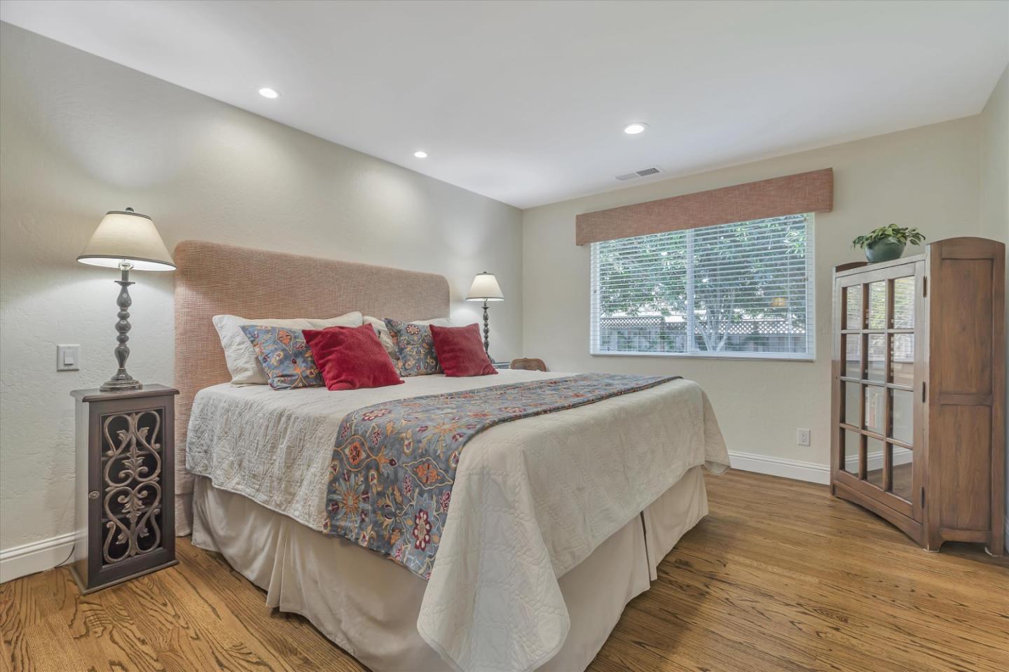 1190 Bruckner Circle Mountain View, CA 94040 - Photo 34 of 51 a bedroom with bed and wooden floor