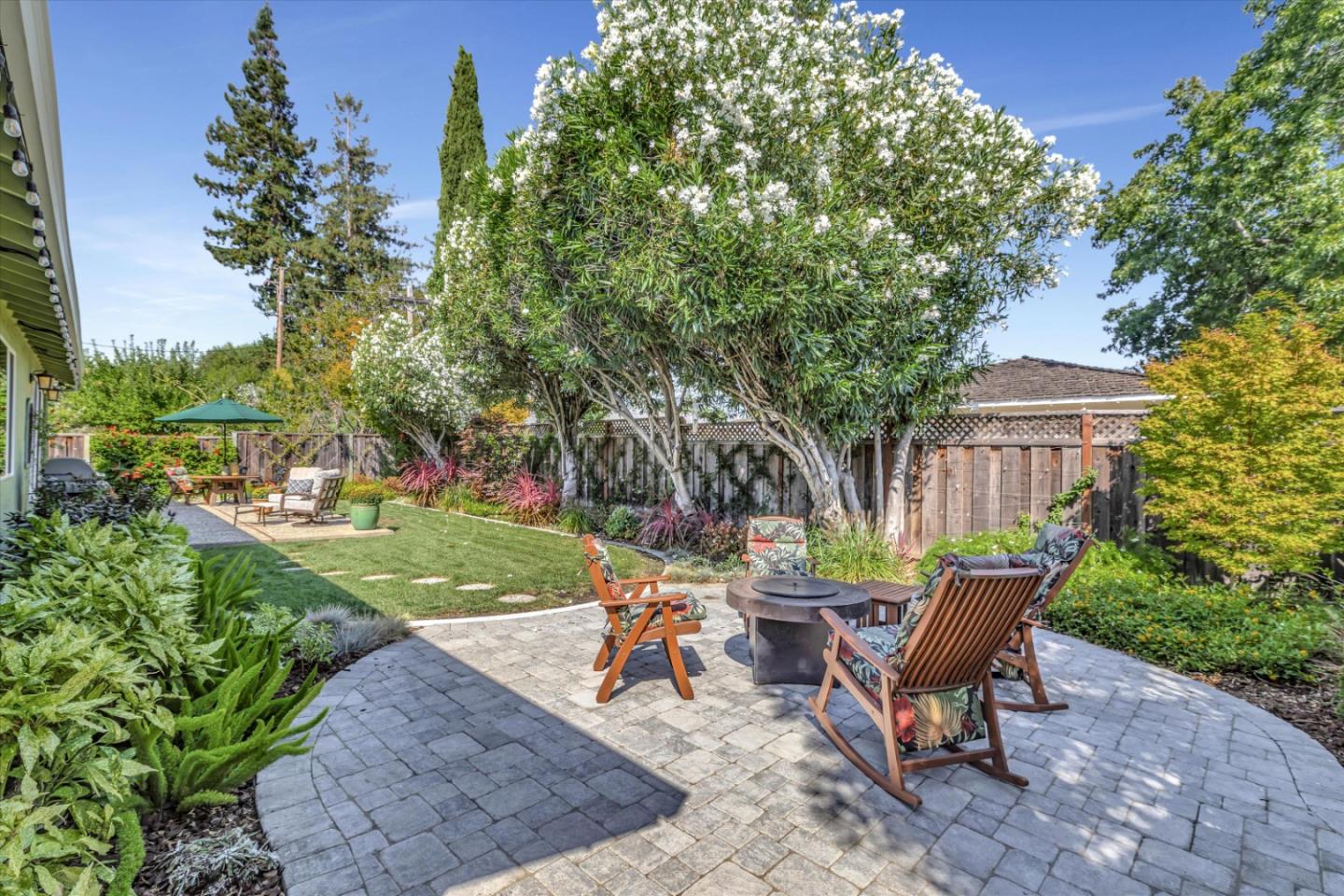 1190 Bruckner Circle Mountain View, CA 94040 - Photo 49 of 51 a view of a backyard with sitting area