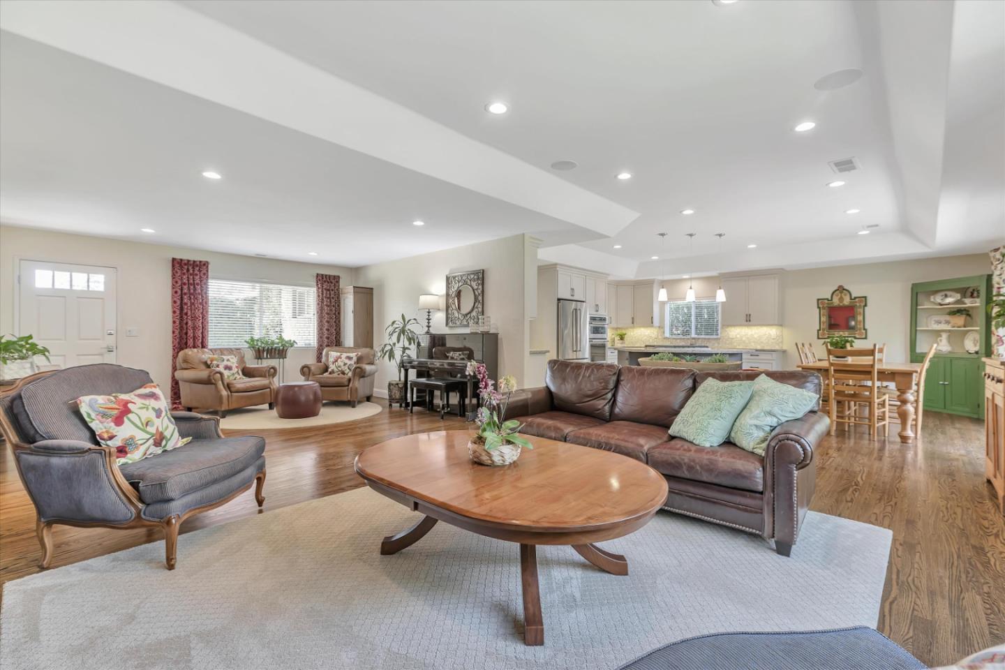 1190 Bruckner Circle Mountain View, CA 94040 - Photo 10 of 51 a living room with furniture a table and a potted plant