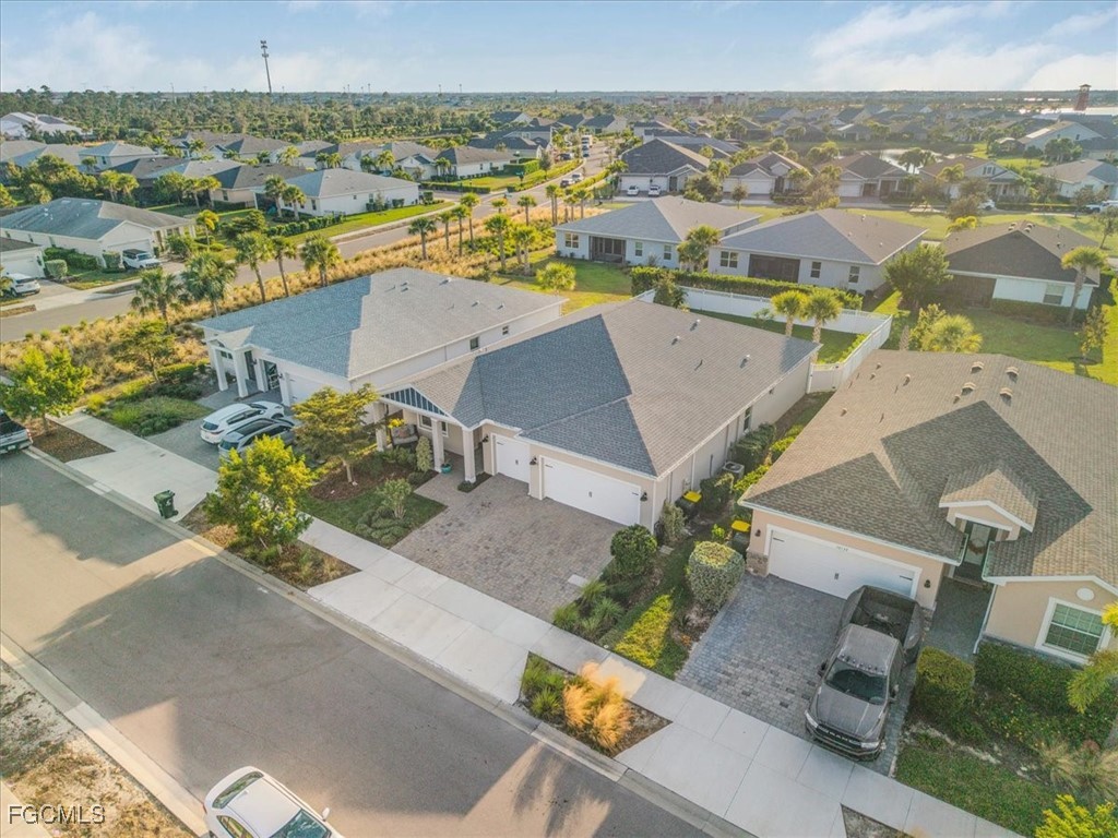 16128 Lotus Way Punta Gorda, FL 33982 - Photo 34 of 49 an aerial view of residential houses with outdoor space