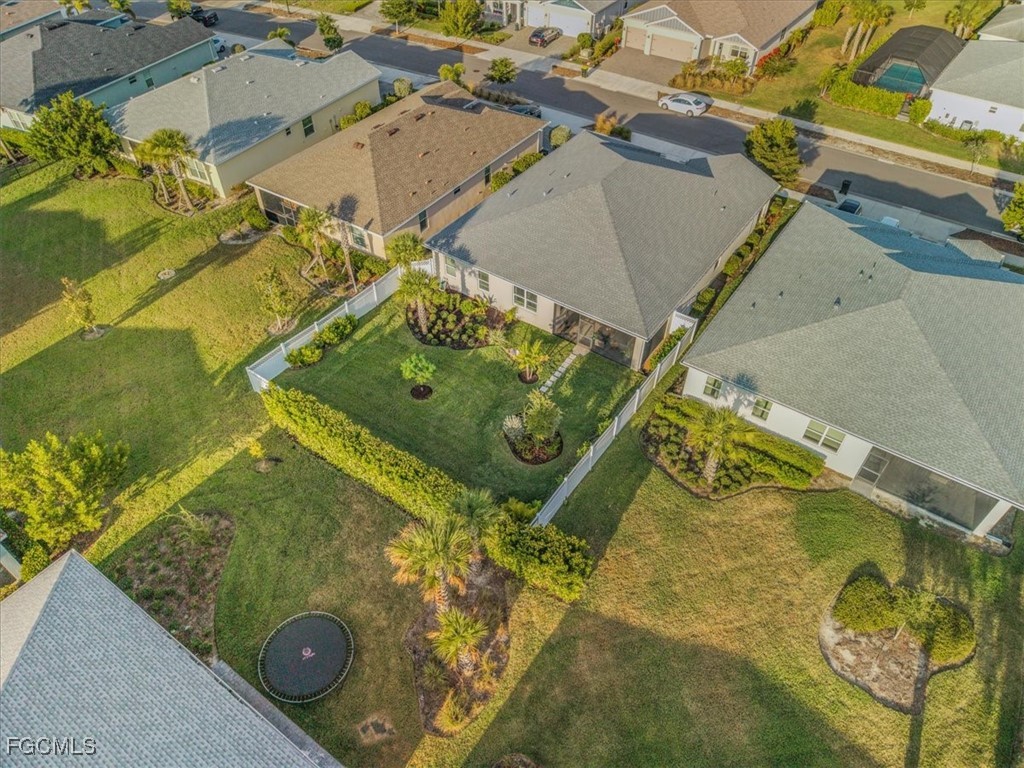 16128 Lotus Way Punta Gorda, FL 33982 - Photo 35 of 49 an aerial view of a yard
