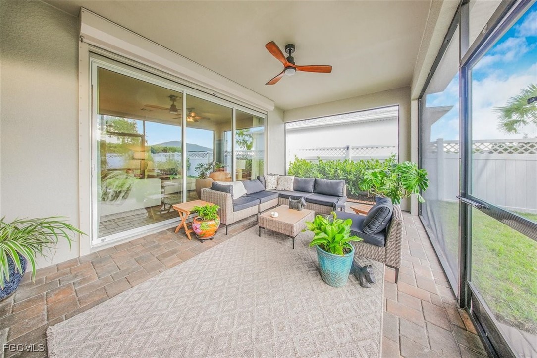 16128 Lotus Way Punta Gorda, FL 33982 - Photo 10 of 49 a view of living room with furniture and garden