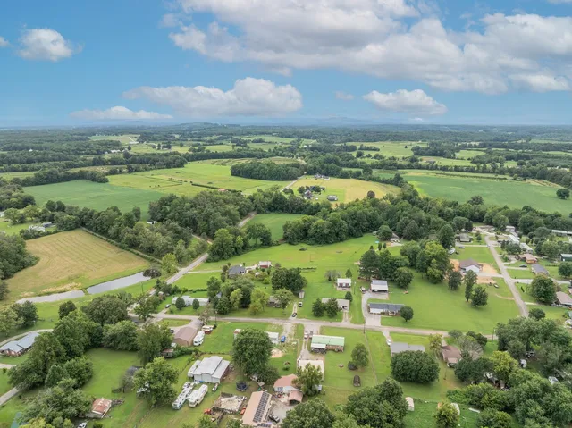 a view of lake with houses