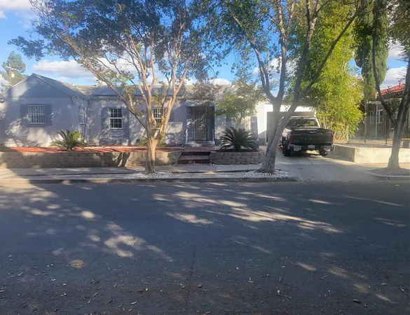 a view of road with trees