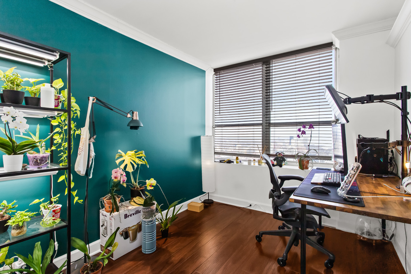 Undisclosed Address Chicago, IL 60613 - Photo 12 of 16 a work room with furniture and a potted plant