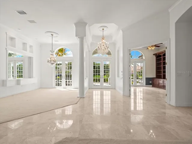 a kitchen with a sink stove and refrigerator