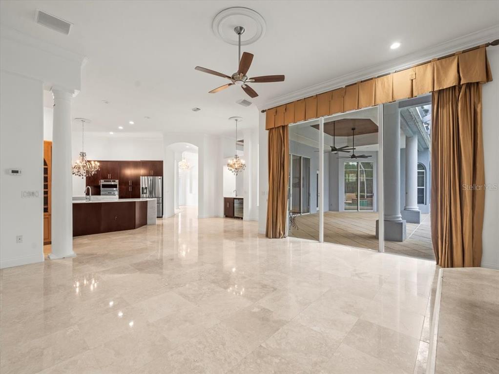 4529 Cheval Boulevard Lutz, FL 33558 - Photo 30 of 83 a view of a kitchen with a sink and a large window