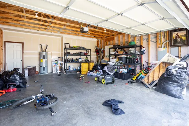 a view of a children room with gym equipment