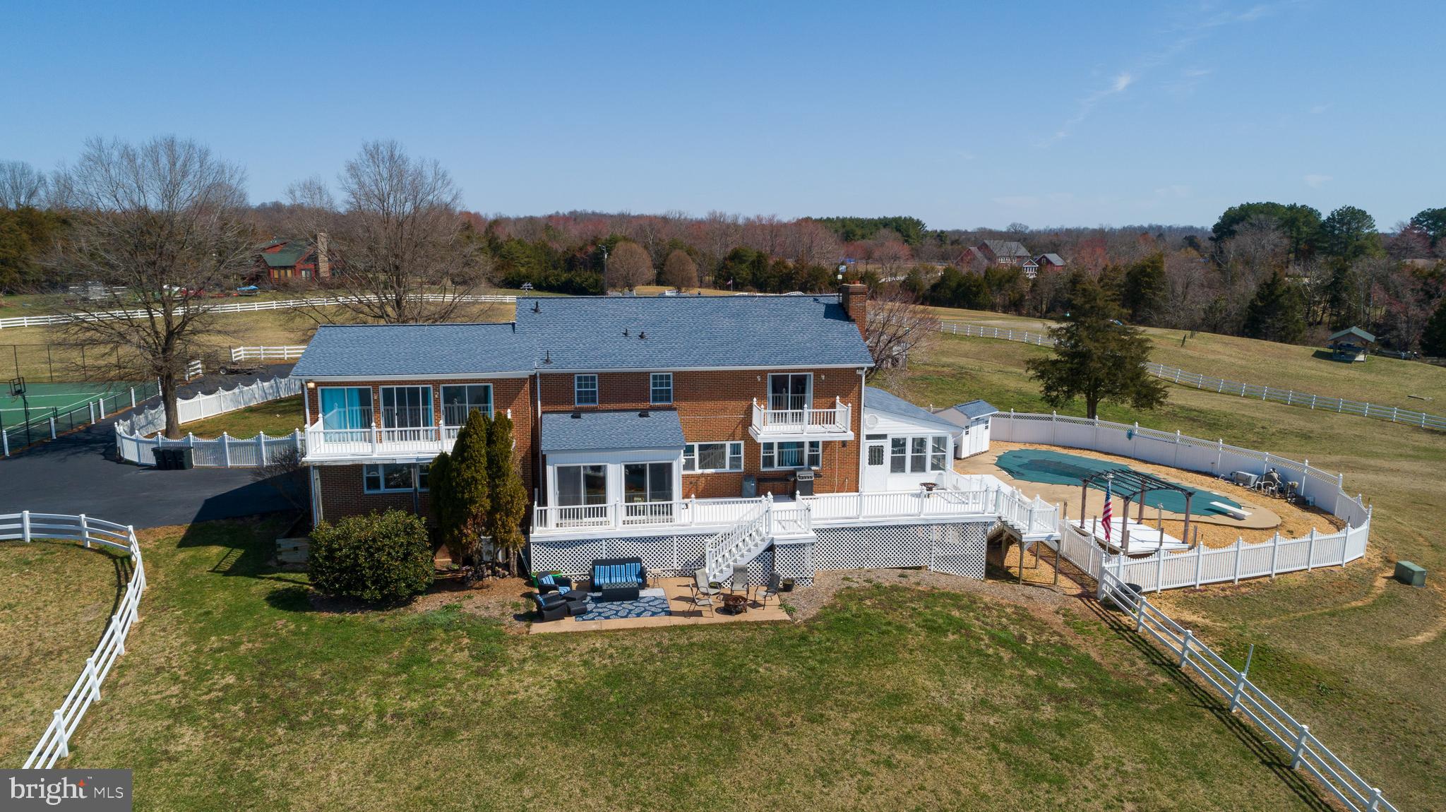 5900 Woodberry Farm Road Orange, VA 22960 - Photo 15 of 99 Back of Home with Pool