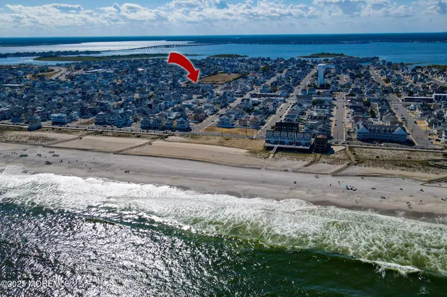 a view of an ocean beach