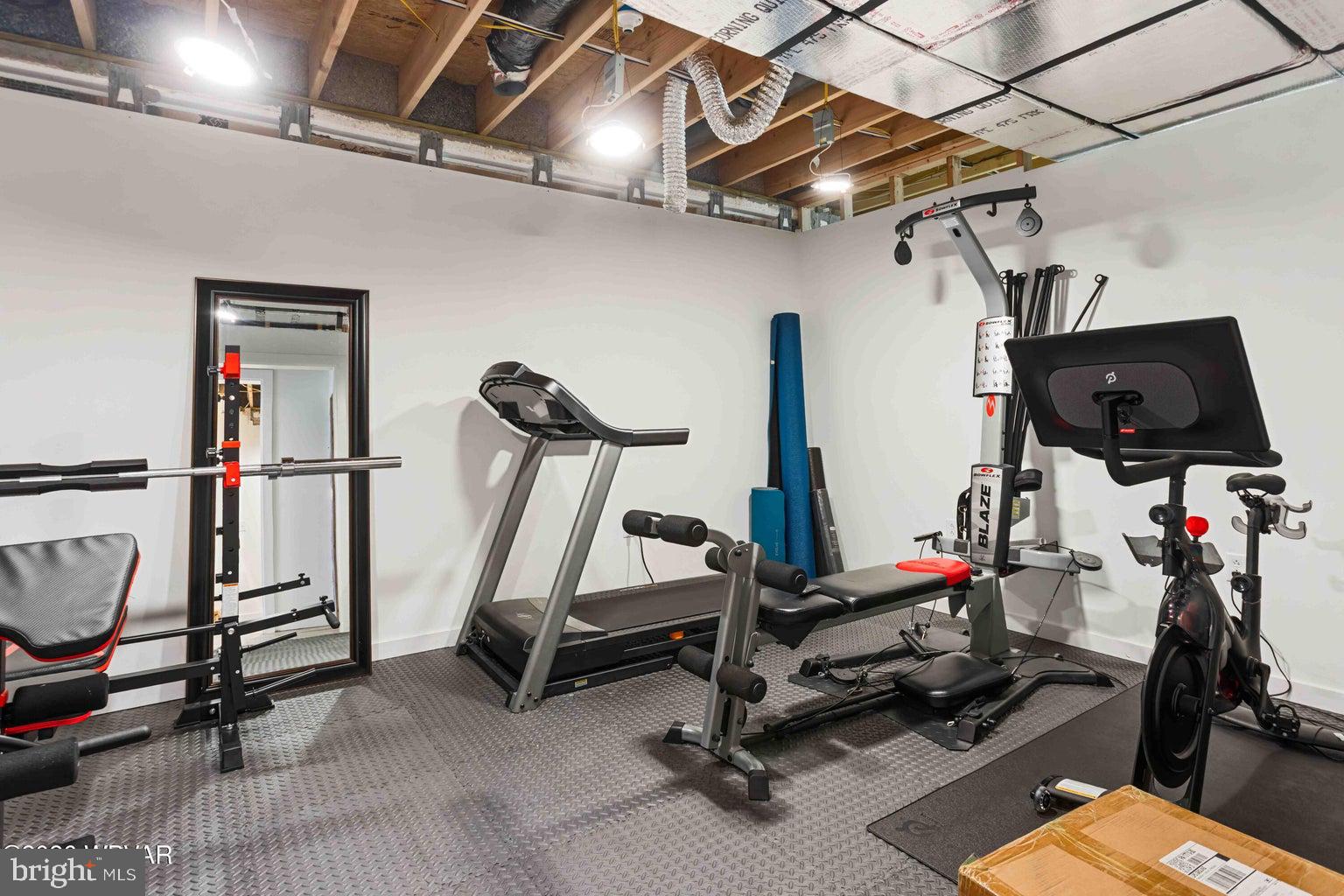 92 Easton Road Trout Run, PA 17771 - Photo 74 of 108 Modern home gym for fitness enthusiasts.