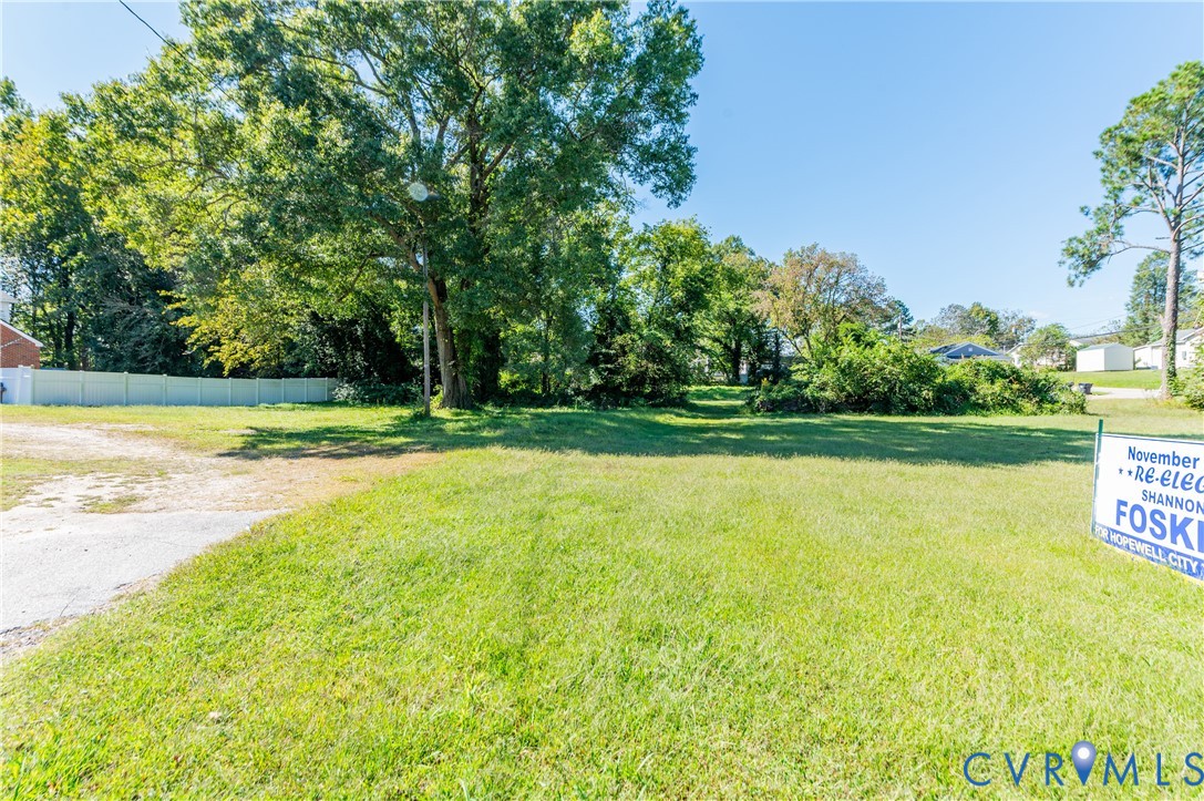 1304 Arlington Road Hopewell, VA 23860 - Photo 7 of 16 a view of a yard with a large trees