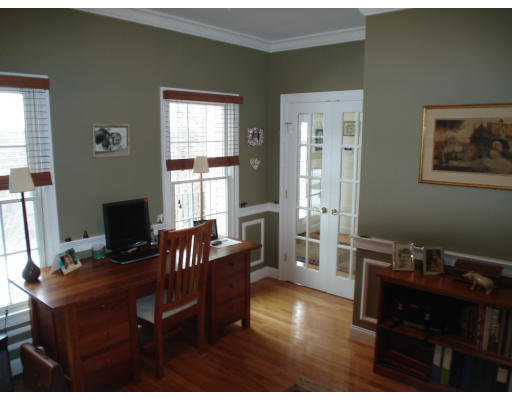 23 Bird Hill Road Lexington, MA 02421 - Photo 10 of 30 a view of a workspace with furniture and a window