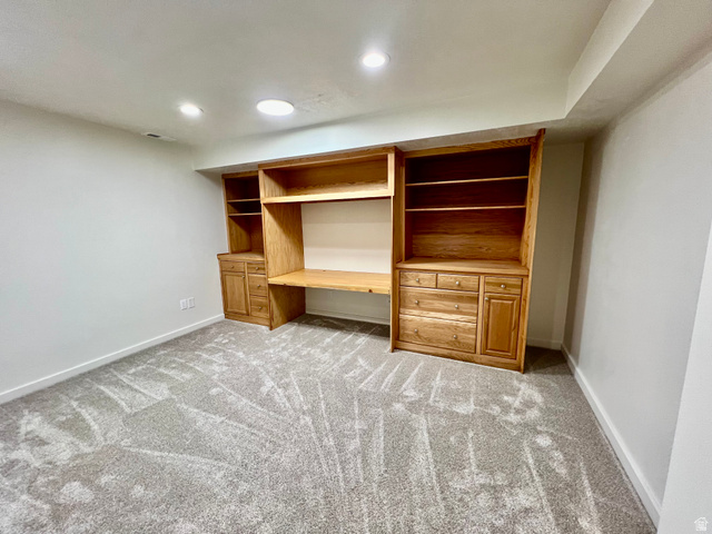 812 East Bates Cyn Road Tooele, UT 84074 - Photo 76 of 144 Built-in wood cabinetry with integrated desk space, shelving, and drawers